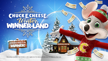 Everyone's A Winner at the Chuck E. Cheese Winter Winner-land