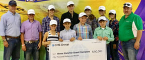 Udderly Brilliant: Ag Students Win CME Group Scholarships at Illinois State Fair
